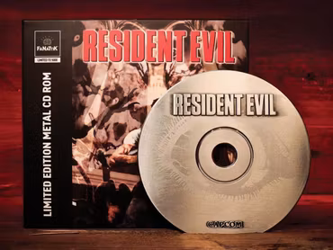 Resident Evil 30th Anniversary Limited Edition Metal CD-ROM Replica