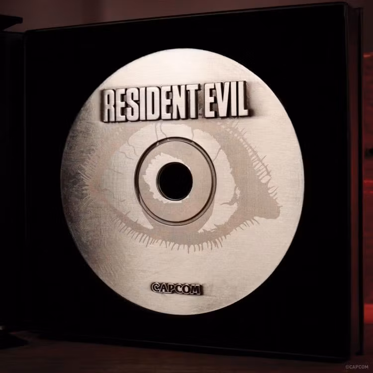 Resident Evil 30th Anniversary Limited Edition Metal CD-ROM Replica