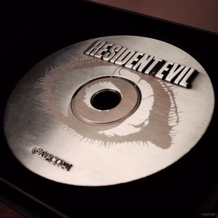 Resident Evil 30th Anniversary Limited Edition Metal CD-ROM Replica