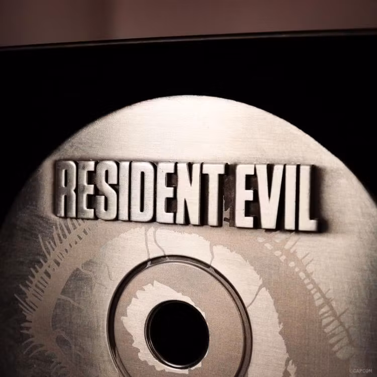 Resident Evil 30th Anniversary Limited Edition Metal CD-ROM Replica