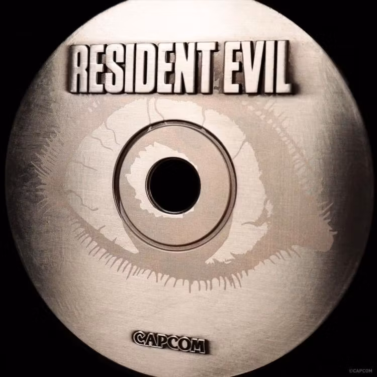 Resident Evil 30th Anniversary Limited Edition Metal CD-ROM Replica
