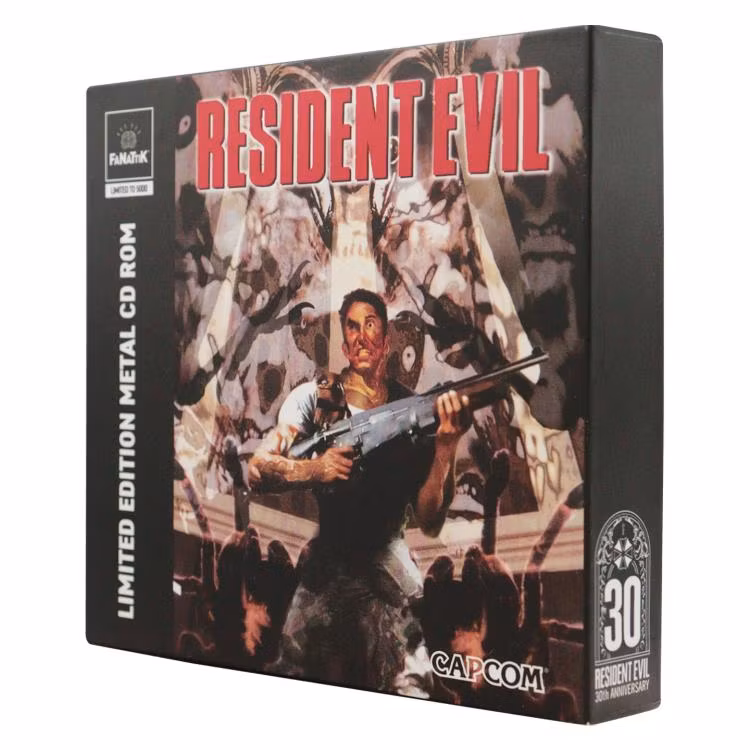 Resident Evil 30th Anniversary Limited Edition Metal CD-ROM Replica