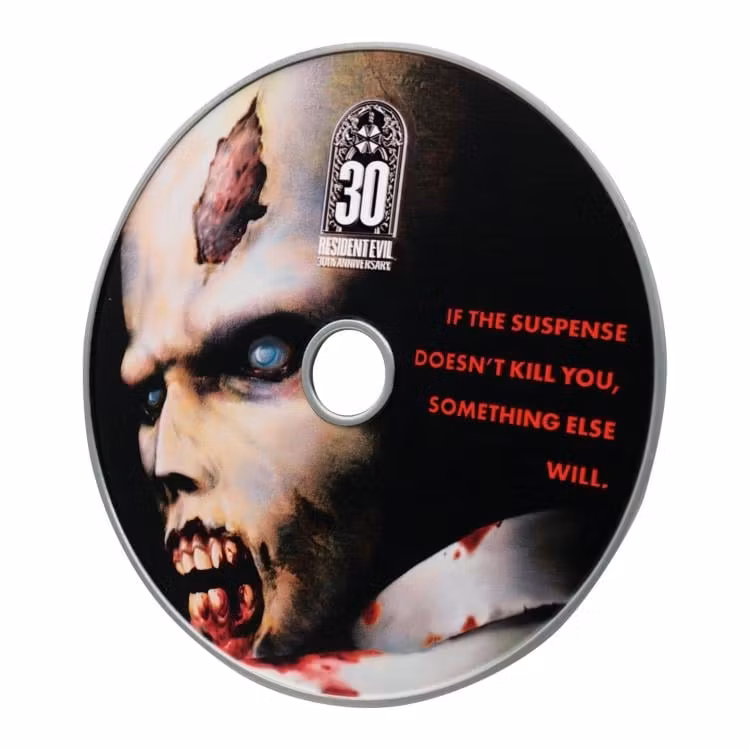 Resident Evil 30th Anniversary Limited Edition Metal CD-ROM Replica