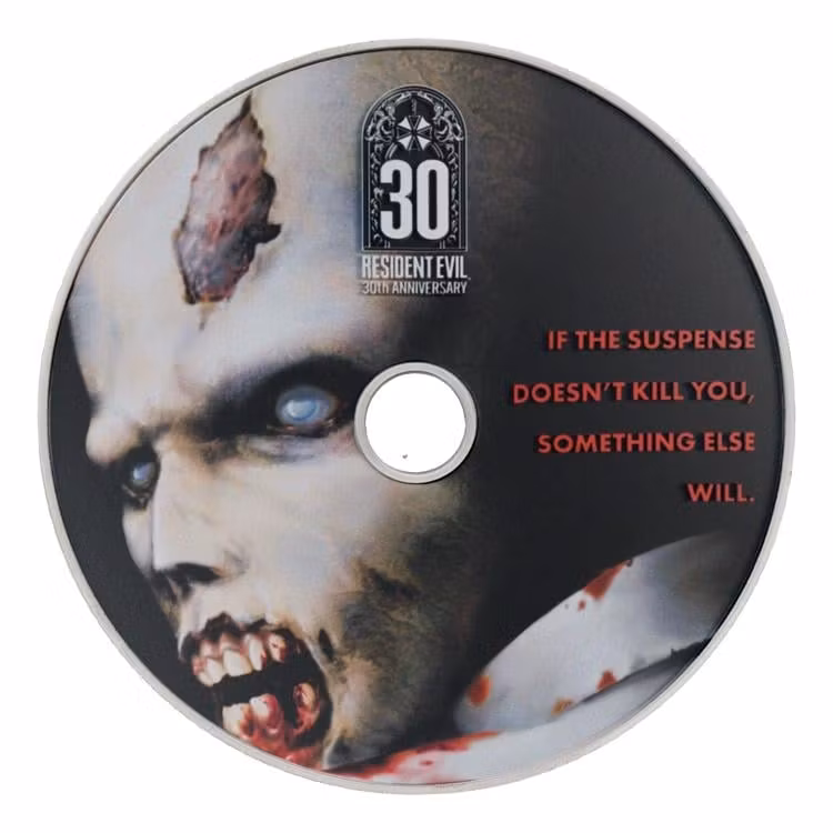 Resident Evil 30th Anniversary Limited Edition Metal CD-ROM Replica