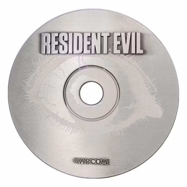 Resident Evil 30th Anniversary Limited Edition Metal CD-ROM Replica