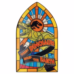 Jurassic Park Ingot Stained Glass Style Metal