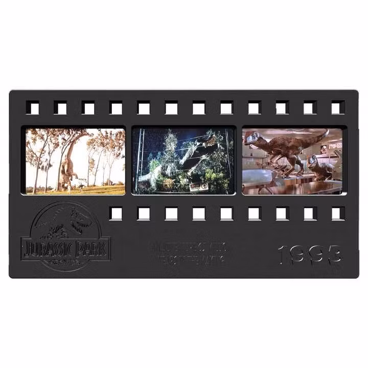 Jurassic Park Ingot Metal Film Strip Collectible