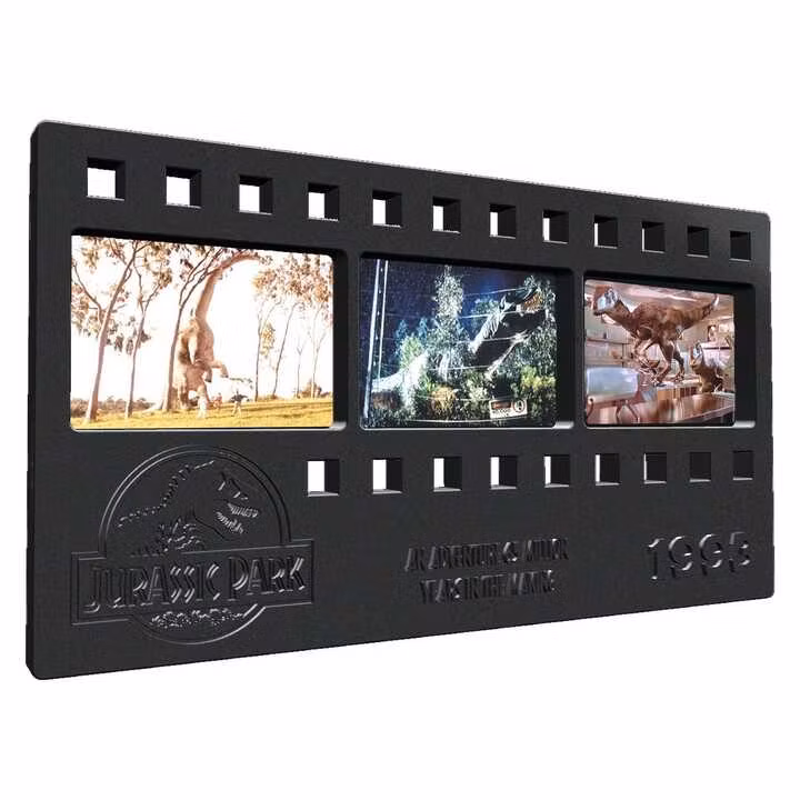 Jurassic Park Ingot Metal Film Strip Collectible
