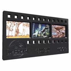 Jurassic Park Ingot Metal Film Strip Collectible