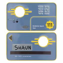 Fallout Replica Security Keycard Vault 111 Limited Edition