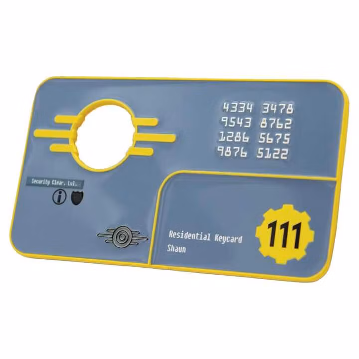 Fallout Replica Security Keycard Vault 111 Limited Edition