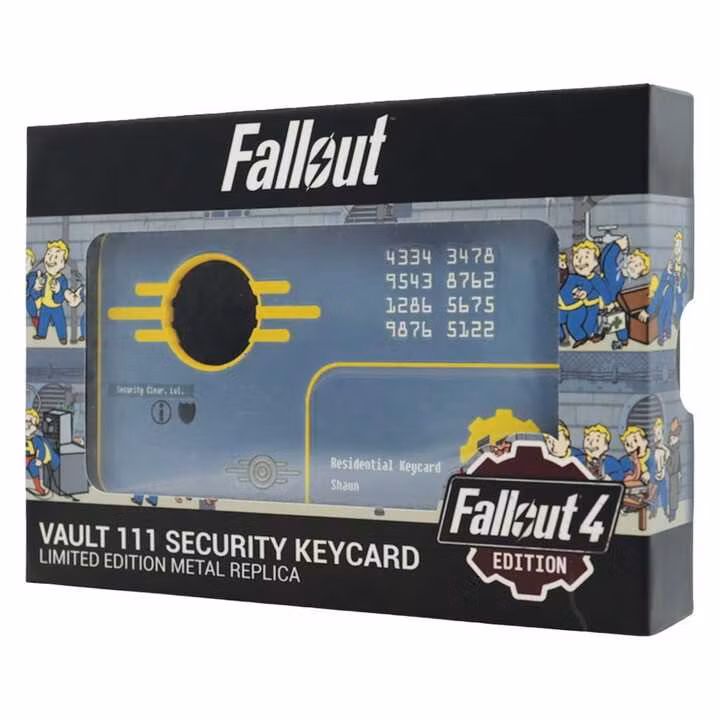 Fallout Replica Security Keycard Vault 111 Limited Edition