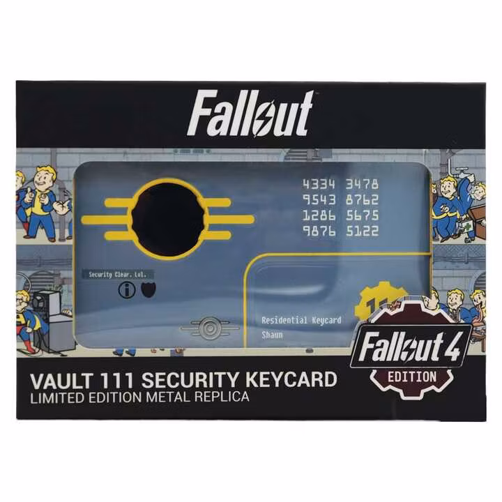 Fallout Replica Security Keycard Vault 111 Limited Edition
