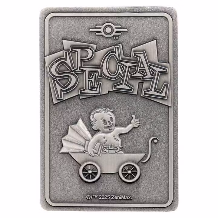 Fallout Ingots with Album S.P.E.C.I.A.L. Perk Card Collector’s Album