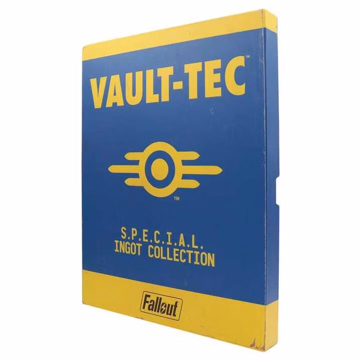 Fallout Ingots with Album S.P.E.C.I.A.L. Perk Card Collector’s Album