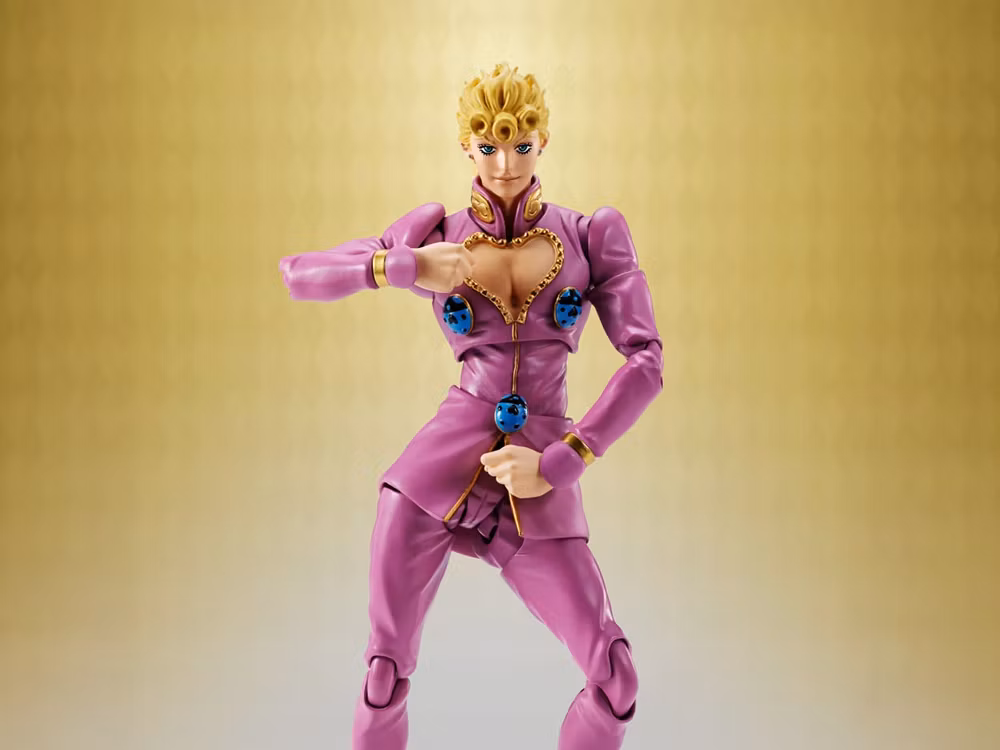 JoJo's Bizarre Adventure: Golden Wind S.H.Figuarts Giorno Giovanna Action Figure