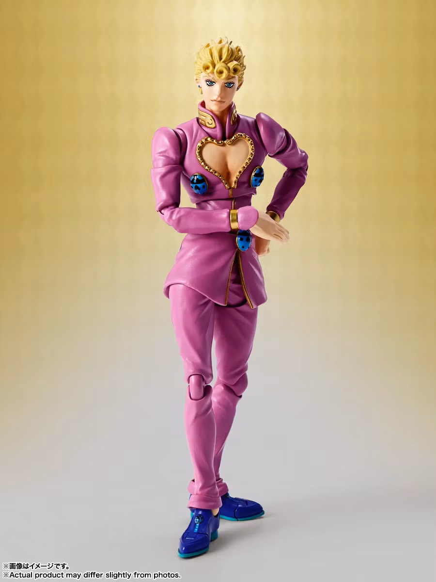 JoJo's Bizarre Adventure: Golden Wind S.H.Figuarts Giorno Giovanna Action Figure