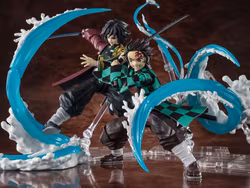Demon Slayer: Kimetsu no Yaiba S.H.Figuarts Tanjiro Kamado & Giyu Tomioka Water Breathing Effect Parts Set