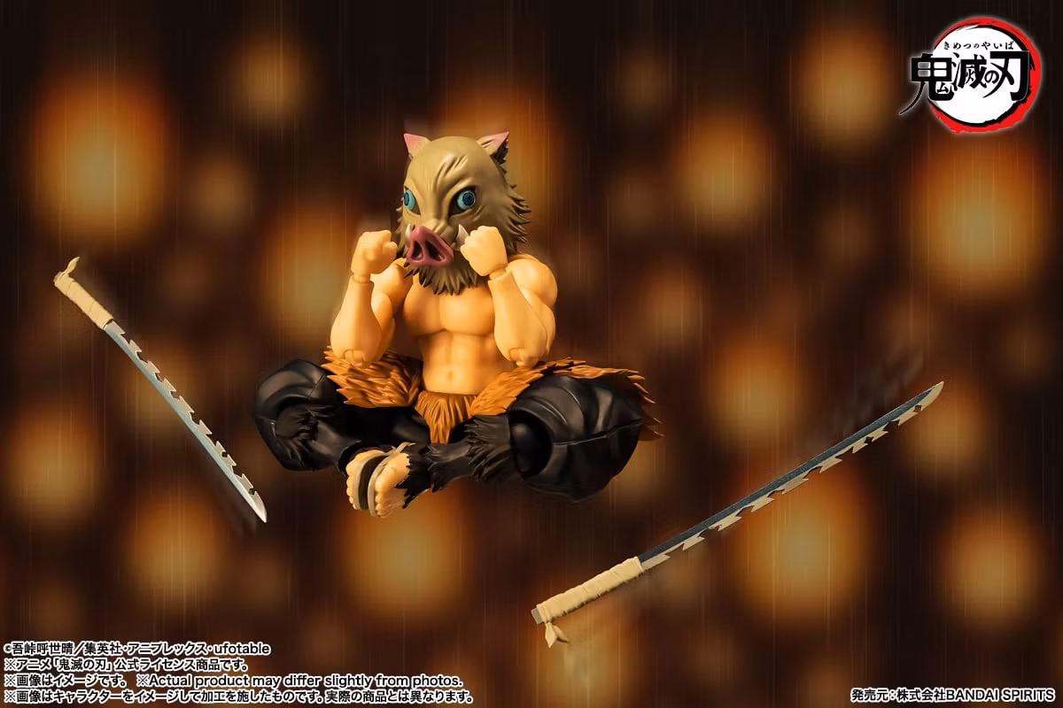 Demon Slayer: Kimetsu no Yaiba S.H.Figuarts Inosuke Hashibira Action Figure