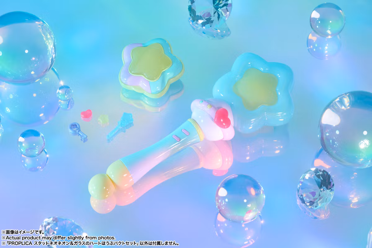 Magical Sisters LuluttoLilly Proplica Stattoneoneon & Glass Heart HopePact Set