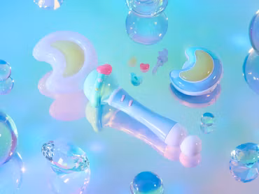 Magical Sisters LuluttoLilly Proplica Moontoneoneon & Glass Heart DreamPact Set