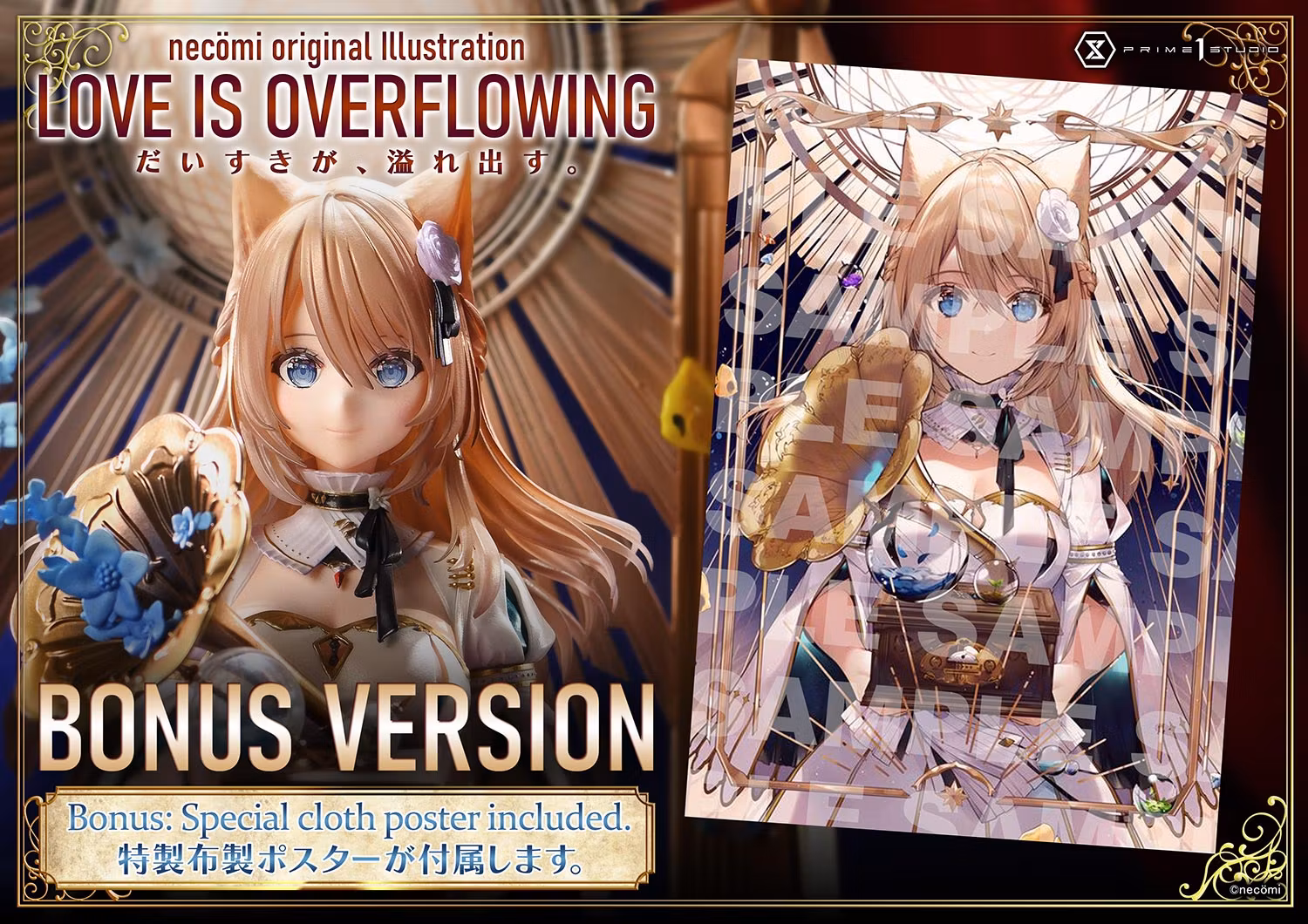 necomi Concept Masterline Love is Overflowing (Bonus Ver.) 1/5 Scale Limited Edition Statue