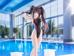 Date A Live Swimsuit Silhouette Kurumi Tokisaki (Swimwear Ver.) 1/7 Scale Figure