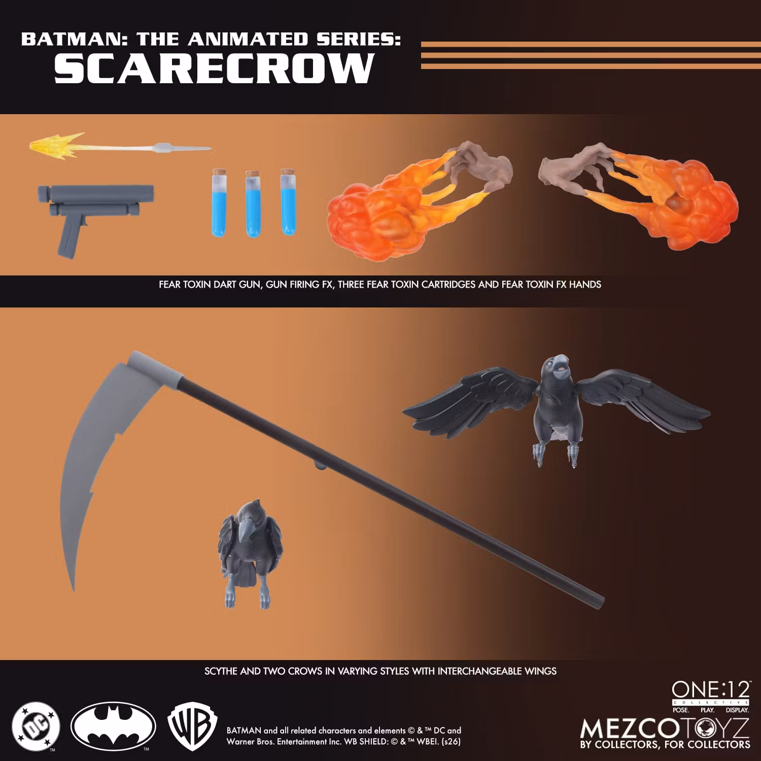 Batman: The Animated Series One:12 Collective Scarecrow Action Figure