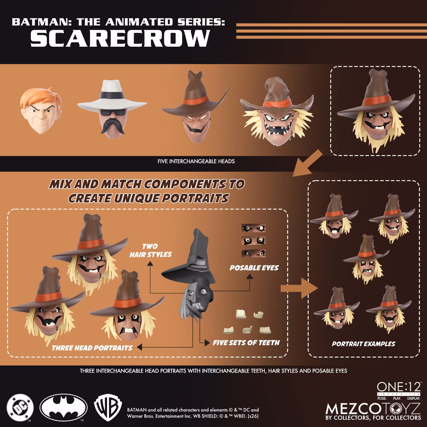 Batman: The Animated Series One:12 Collective Scarecrow Action Figure