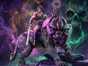 Masters of the Universe (2026) He-Man and Battle Cat 1/10 Deluxe Art Scale Statue