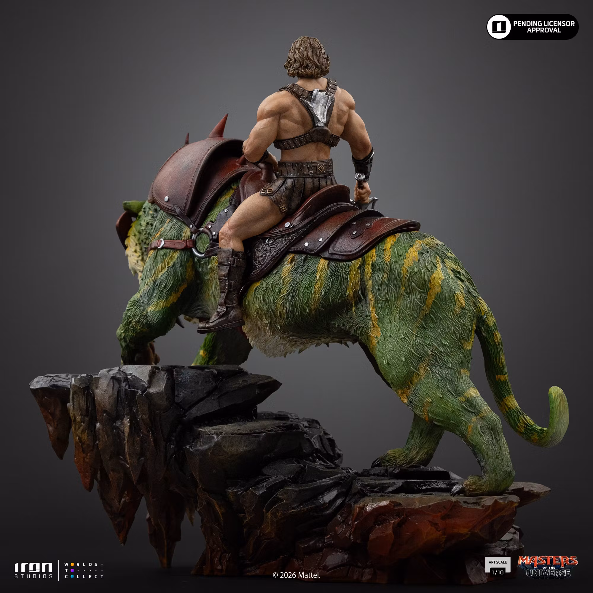 Masters of the Universe (2026) He-Man and Battle Cat 1/10 Deluxe Art Scale Statue