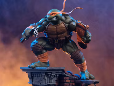 Teenage Mutant Ninja Turtles Unleashed Michelangelo 1/10 Art Scale Statue