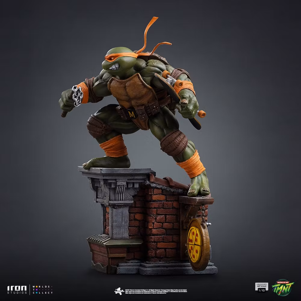 Teenage Mutant Ninja Turtles Unleashed Michelangelo 1/10 Art Scale Statue