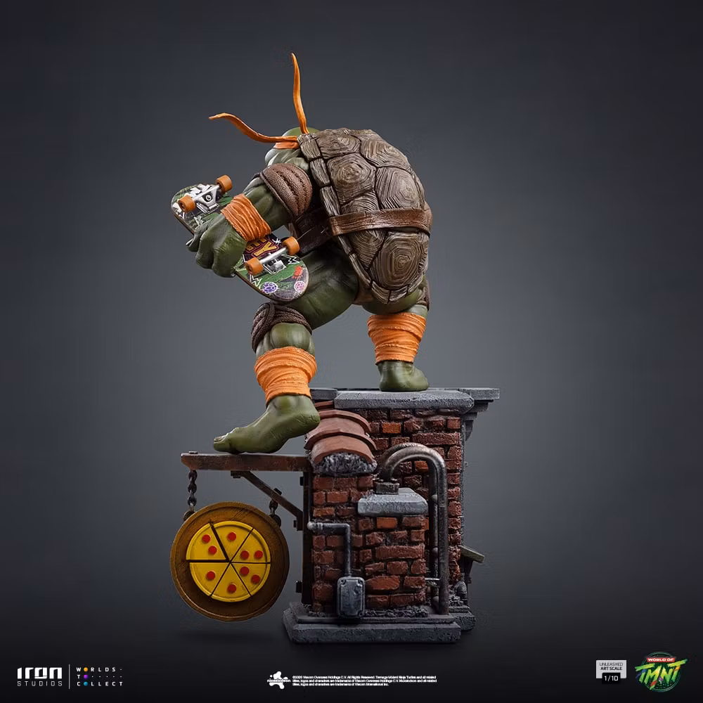 Teenage Mutant Ninja Turtles Unleashed Michelangelo 1/10 Art Scale Statue