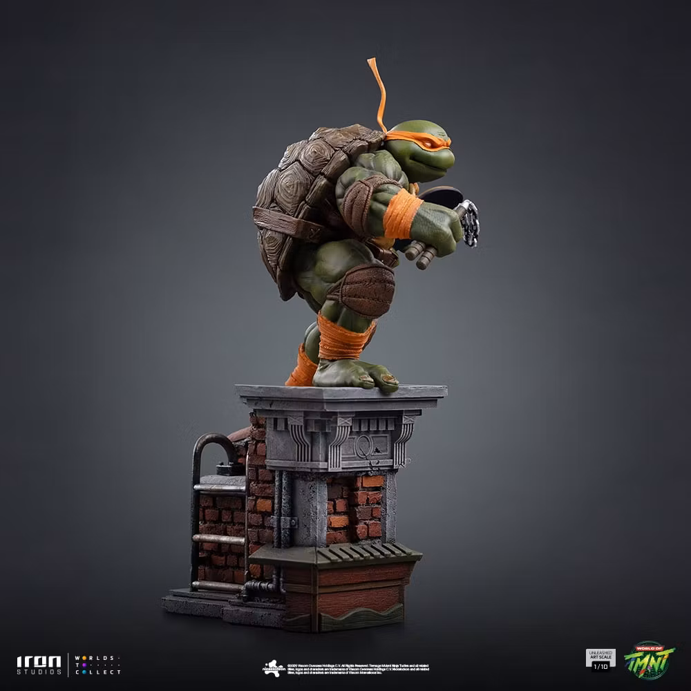 Teenage Mutant Ninja Turtles Unleashed Michelangelo 1/10 Art Scale Statue