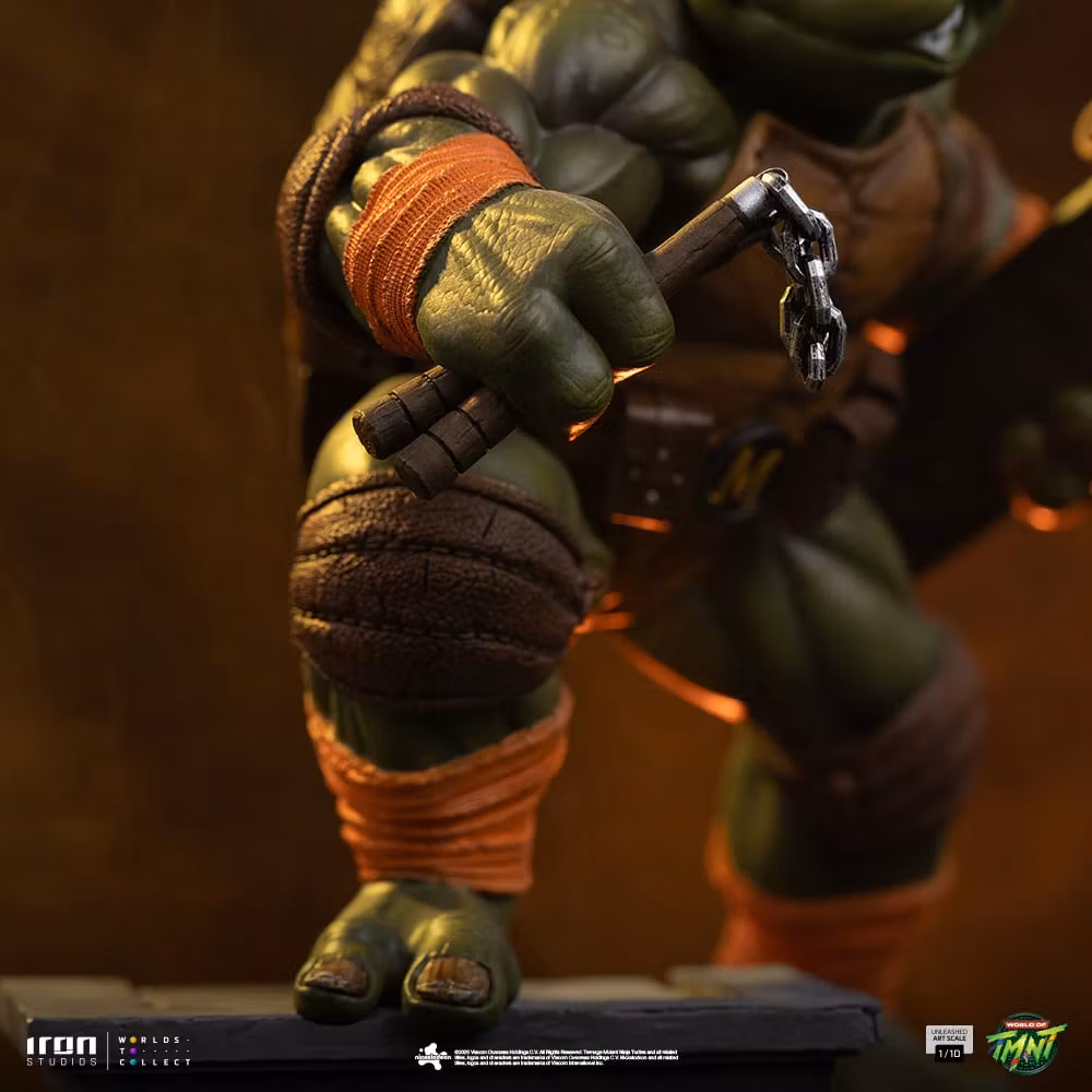 Teenage Mutant Ninja Turtles Unleashed Michelangelo 1/10 Art Scale Statue