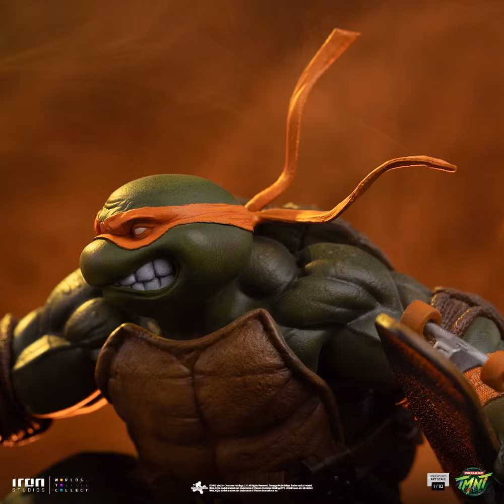 Teenage Mutant Ninja Turtles Unleashed Michelangelo 1/10 Art Scale Statue