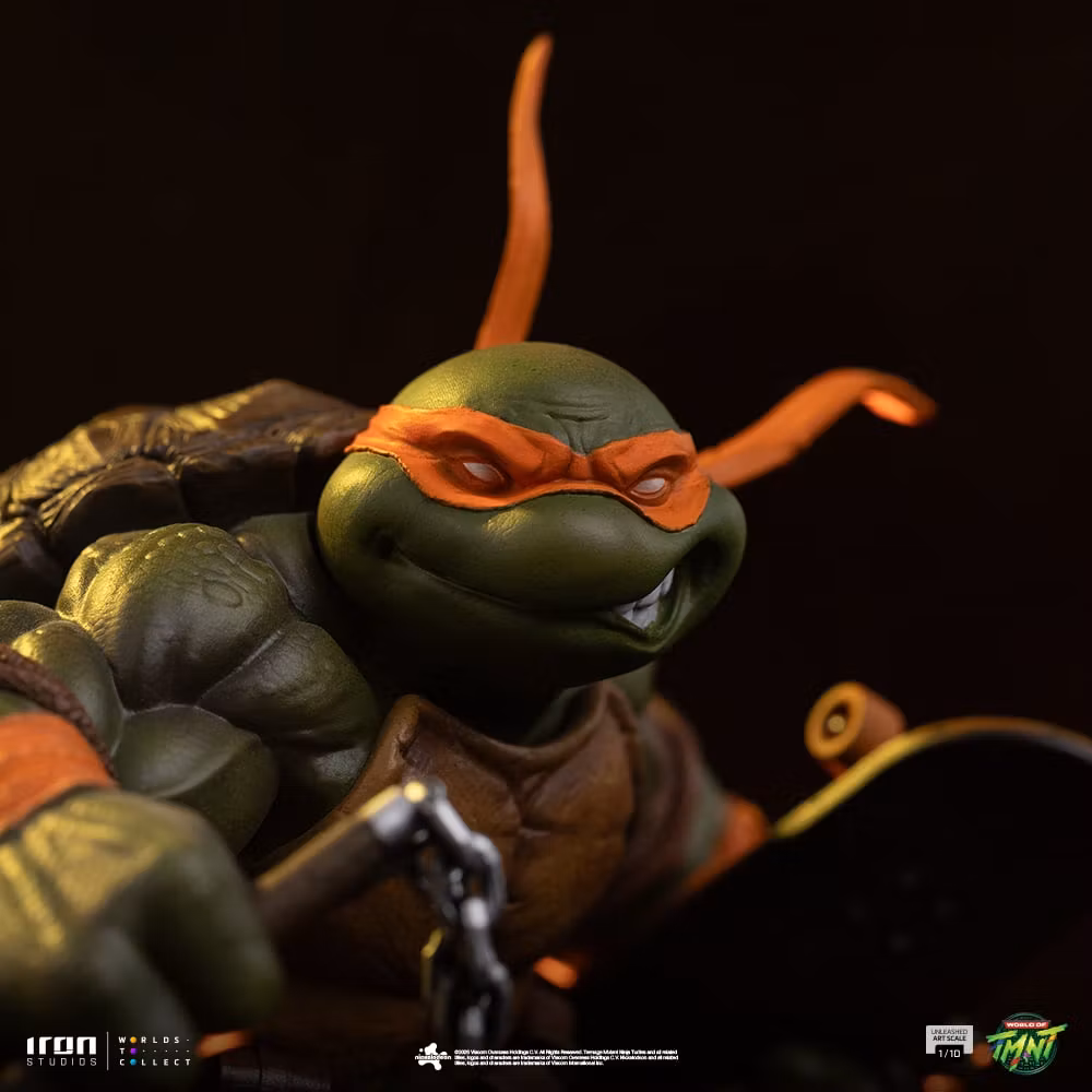 Teenage Mutant Ninja Turtles Unleashed Michelangelo 1/10 Art Scale Statue