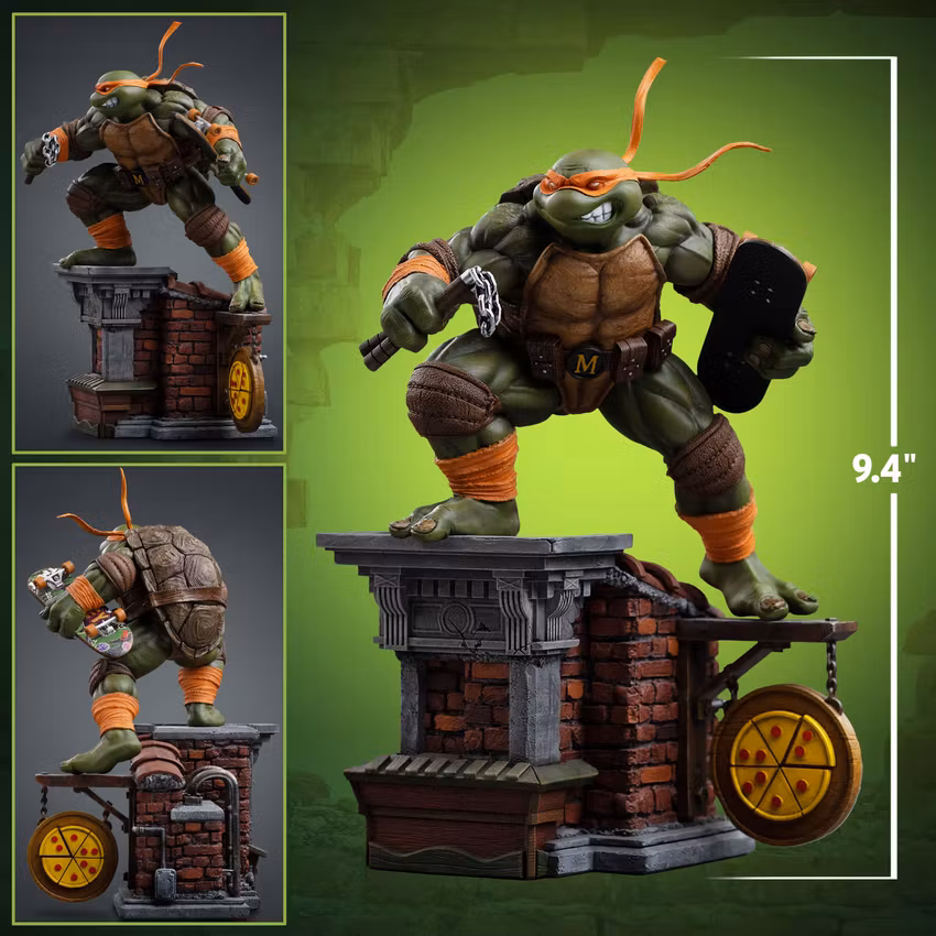 Teenage Mutant Ninja Turtles Unleashed Michelangelo 1/10 Art Scale Statue