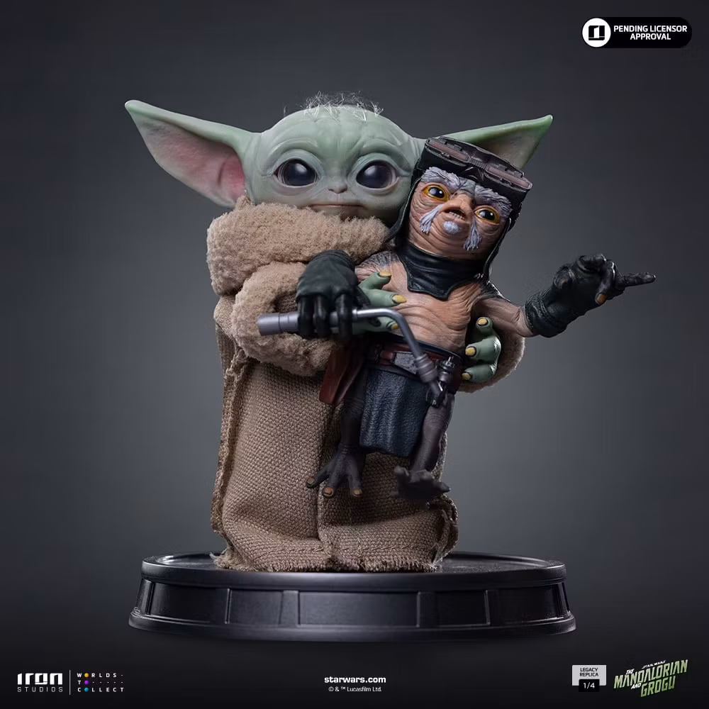 Star Wars: The Mandalorian & Grogu Legacy Replica Grogu No Squeezy 1/4 Scale Statue