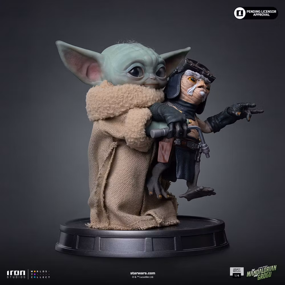 Star Wars: The Mandalorian & Grogu Legacy Replica Grogu No Squeezy 1/4 Scale Statue