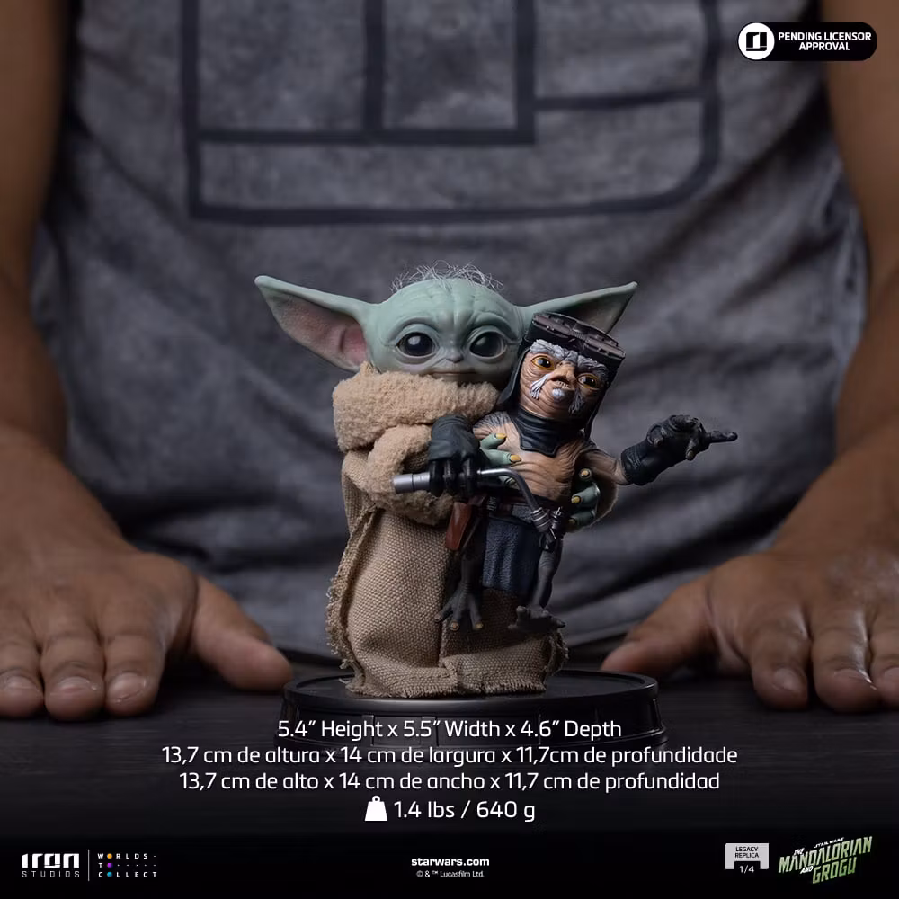 Star Wars: The Mandalorian & Grogu Legacy Replica Grogu No Squeezy 1/4 Scale Statue