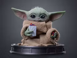 Star Wars: The Mandalorian & Grogu Legacy Replica Grogu Popcorn Time 1/4 Scale Statue
