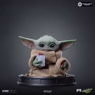 Star Wars: The Mandalorian & Grogu Legacy Replica Grogu Popcorn Time 1/4 Scale Statue