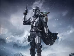 Star Wars: The Mandalorian & Grogu The Mandalorian & Grogu 1/10 Art Scale Statue