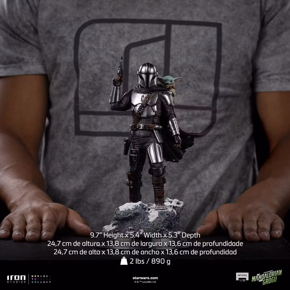 Star Wars: The Mandalorian & Grogu The Mandalorian & Grogu 1/10 Art Scale Statue