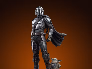 Star Wars: The Mandalorian & Grogu Legacy Replica The Mandalorian and Grogu 1/4 Scale Limited Edition Statue
