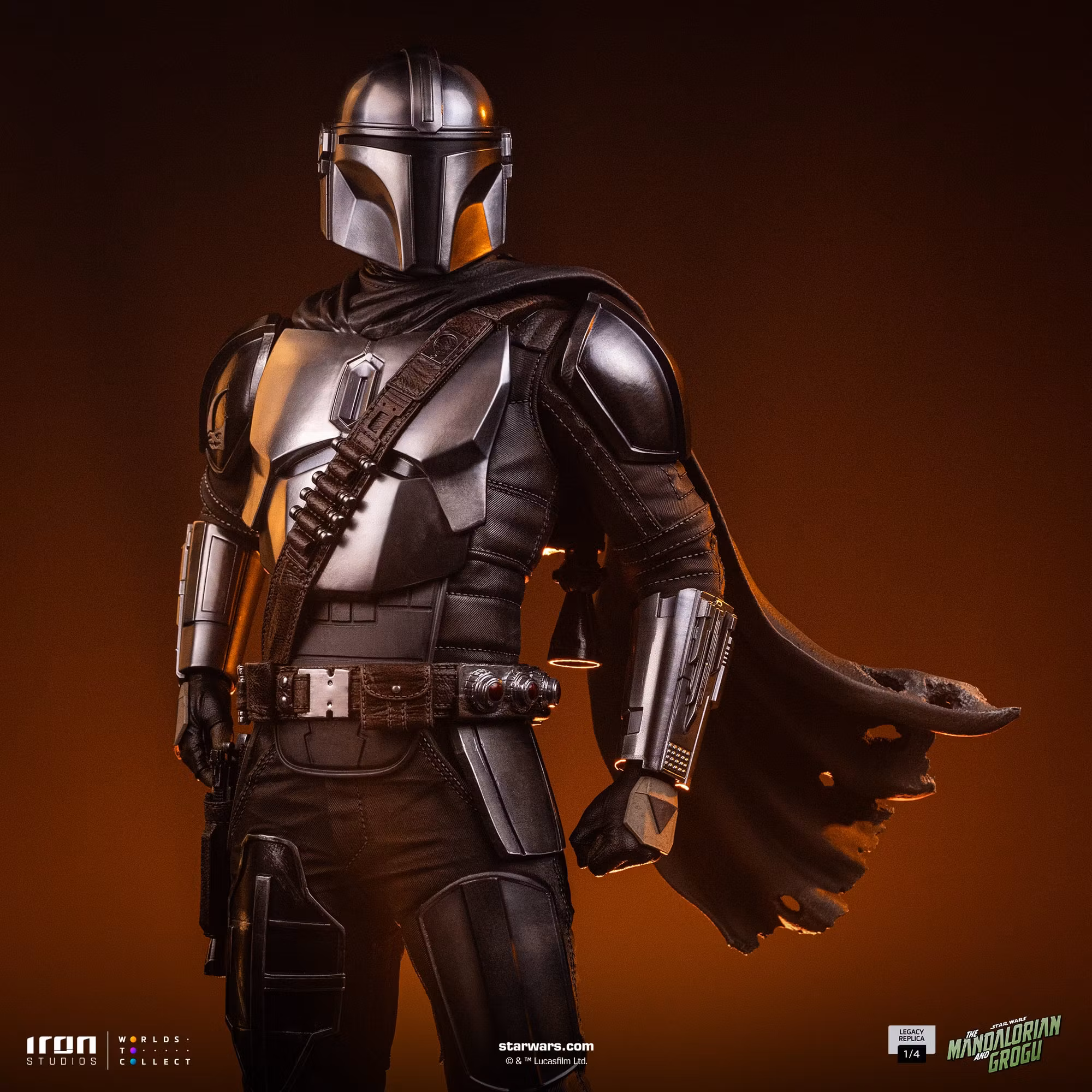 Star Wars: The Mandalorian & Grogu Legacy Replica The Mandalorian and Grogu 1/4 Scale Limited Edition Statue