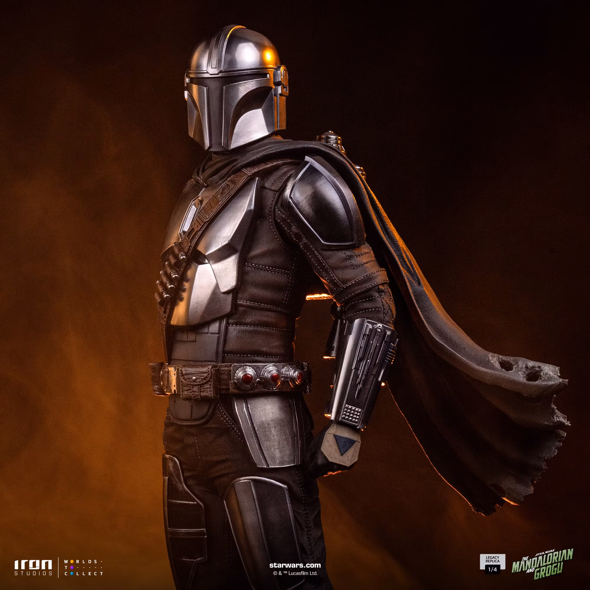 Star Wars: The Mandalorian & Grogu Legacy Replica The Mandalorian and Grogu 1/4 Scale Limited Edition Statue
