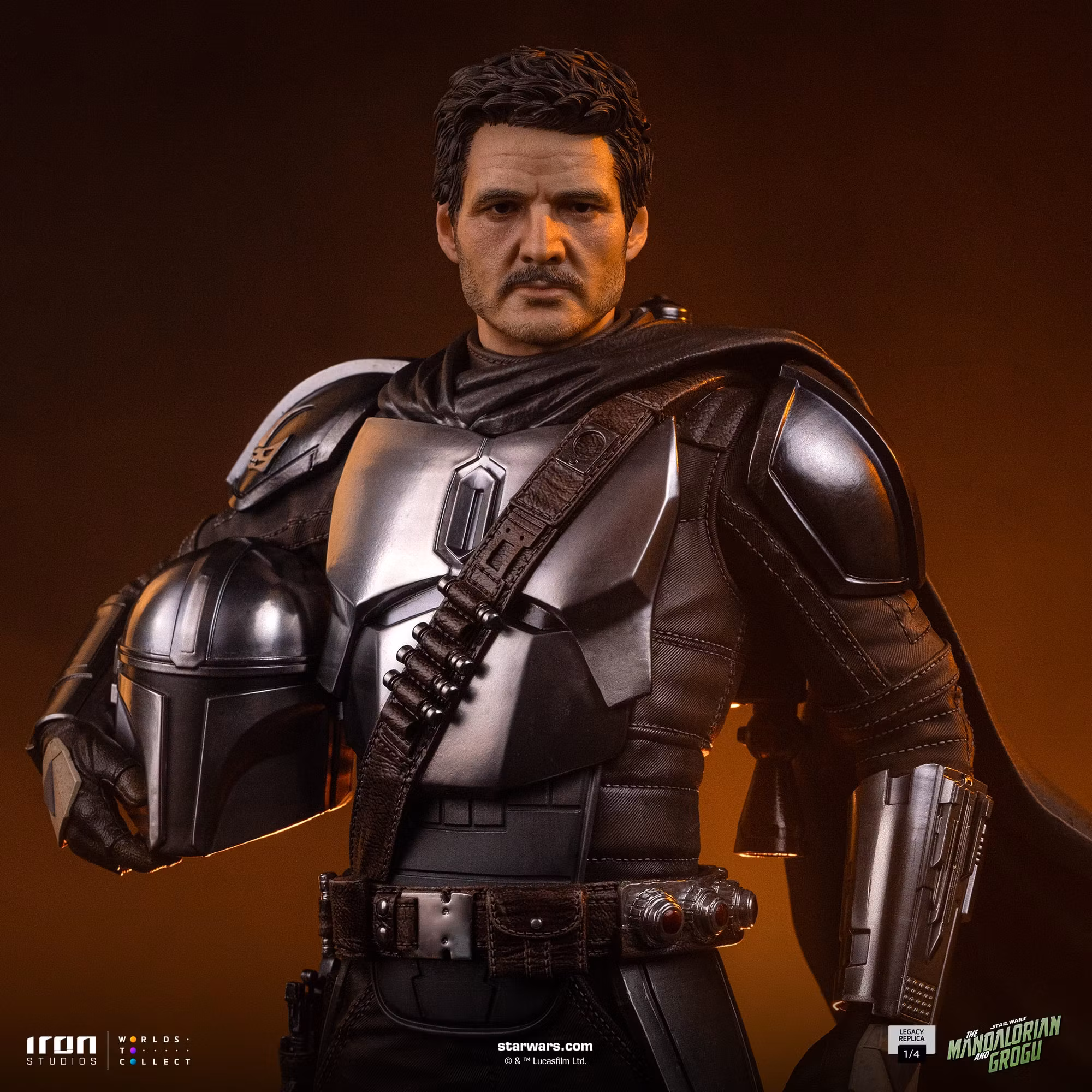 Star Wars: The Mandalorian & Grogu Legacy Replica The Mandalorian and Grogu 1/4 Scale Limited Edition Statue